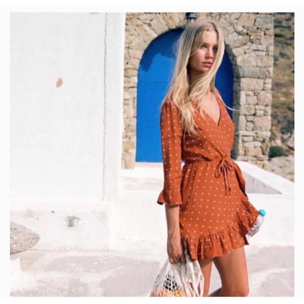 Faithfull the brand wrap dress